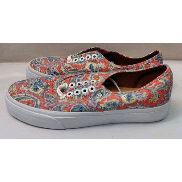 VANS Ultra Cush Paisley Print Men's 8.5/ Women's 10 Low Top Sneakers - Picture 3 of 8